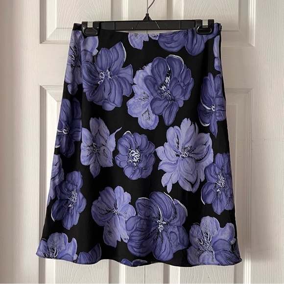 Ann Taylor Floral Midi Skirt - Picture 1 of 4